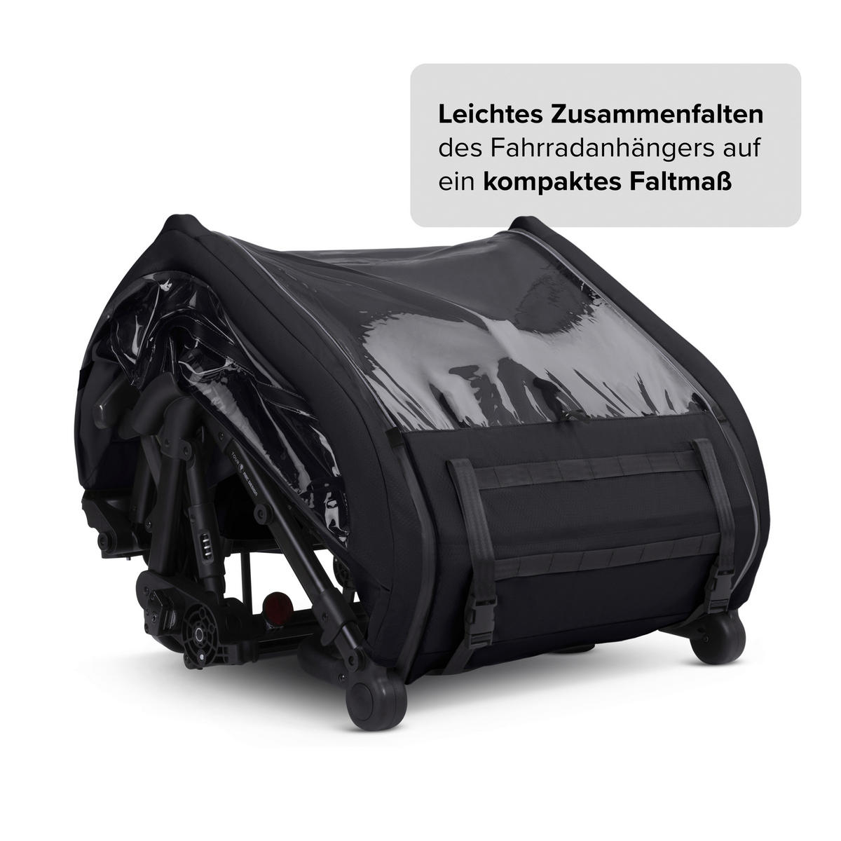 FAHRRADANHÄNGER   Tour  - Schwarz, Basics, Textil (109/80.5/75-111cm) - ABC Design