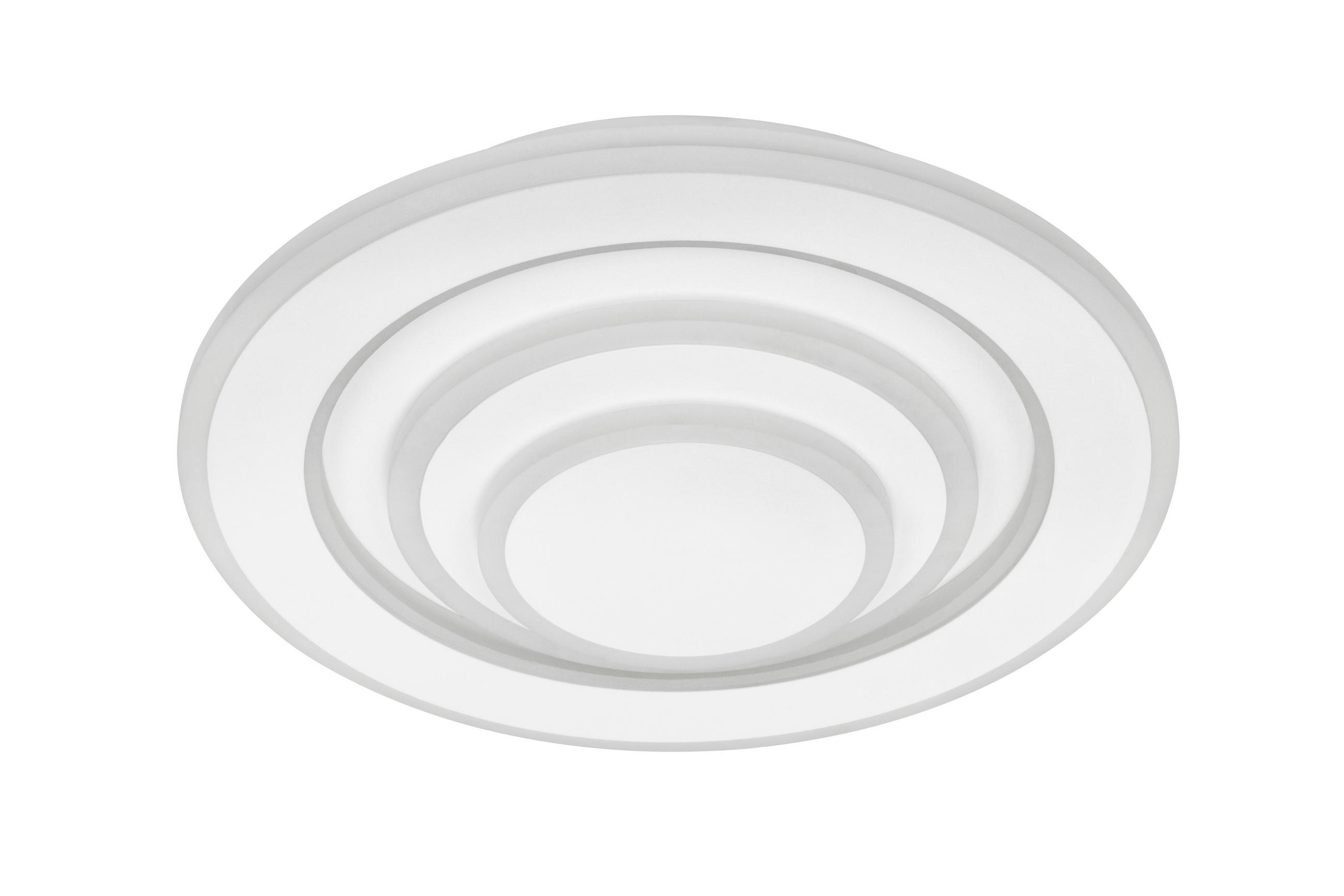 STROPNÍ LED SVÍTIDLO, 30/6,5 cm  - bílá, Basics, kov/plast (30/6,5cm) - Novel