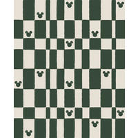 FOTOTAPETE MICKEY MOUSE GREEN CHESS  - Grün, Design, Textil (200/250cm) - Disney