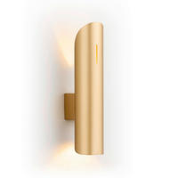 WANDLEUCHTE 24,5/5,5/8 cm   - Goldfarben, Design, Metall (24,5/5,5/8cm)