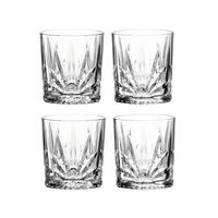 WHISKY-GLÄSERSET 220 ml 4-teilig  - Transparent, Basics, Glas (7,6/8,5/7,6cm) - Leonardo