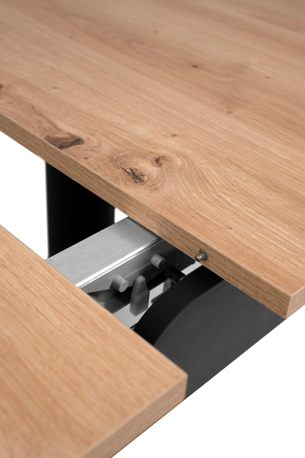 ESSTISCH in Holzwerkstoff 160-200/80/75 cm  - Schwarz/Eiche Artisan, Modern, Holzwerkstoff (160-200/80/75cm) - MID.YOU