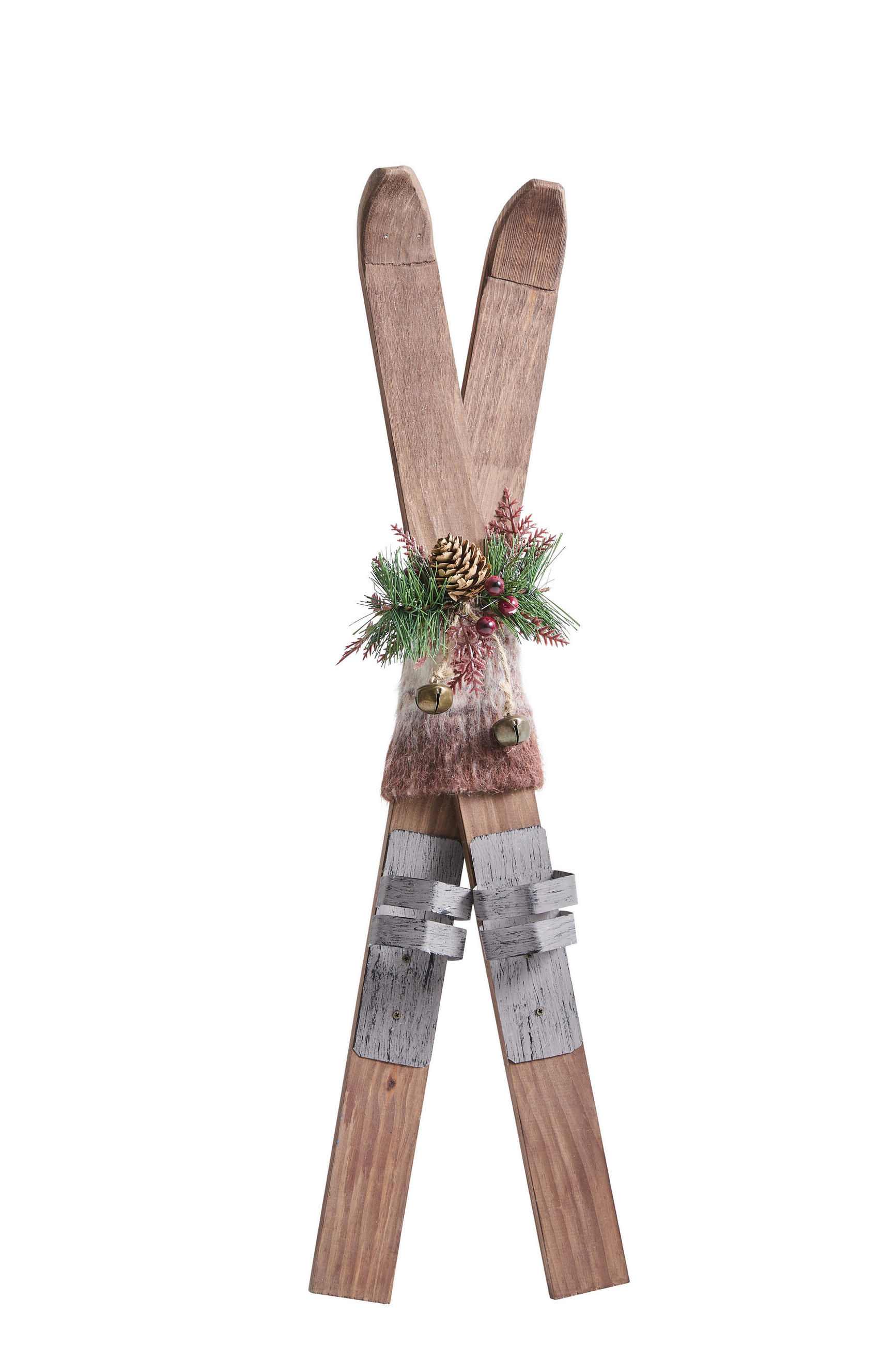 X-Mas Weihnachtsfigur Braun 19x59x7 cm