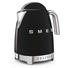 WASSERKOCHER - Schwarz, Basics, Metall (22,3/28/17,1cm) - Smeg