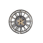 WANDUHR Anthrazit, Goldfarben 70/70/6 cm  - Anthrazit/Goldfarben, Design, Metall (70/70/6cm) - Landscape