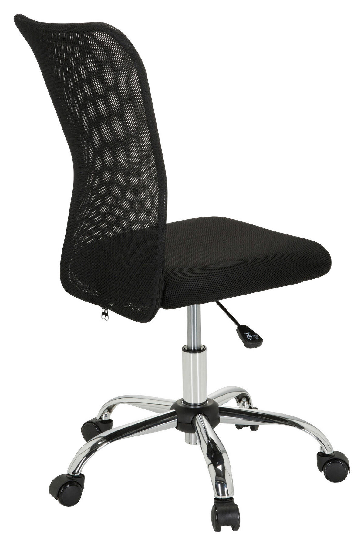 OTOČNÁ ŽIDLE PRO MLÁDEŽ, černá - černá, Basics, plast (54/88-98/54cm) - MID.YOU