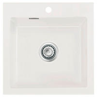 SPÜLE Mera 51 / 50010112  - Weiß Hochglanz, Basics, Keramik (51/51/20cm) - Systemceram