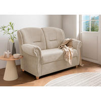 2-SITZER-SOFA SAPI in Mikrofaser Naturfarben  - Wildeiche/Naturfarben, KONVENTIONELL, Holz/Textil (152/100/88cm) - Livetastic