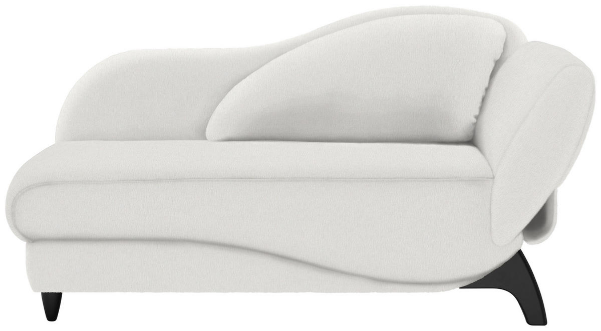 LIEGE  in Webstoff Naturfarben  - Schwarz/Naturfarben, MODERN, Holz/Textil (171-190/87/84cm) - Joka