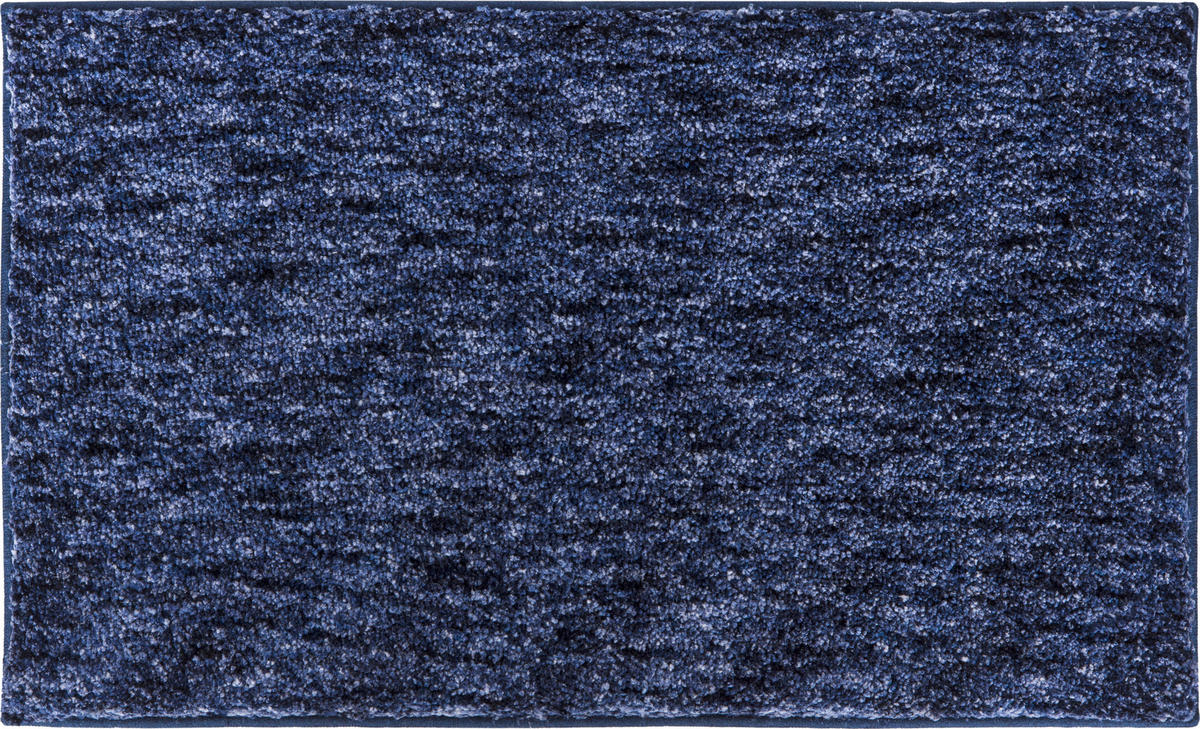 BADTEPPICH Mirage Blau 60/100 cm  - Blau, Basics, Kunststoff/Textil (60/100cm) - Grund
