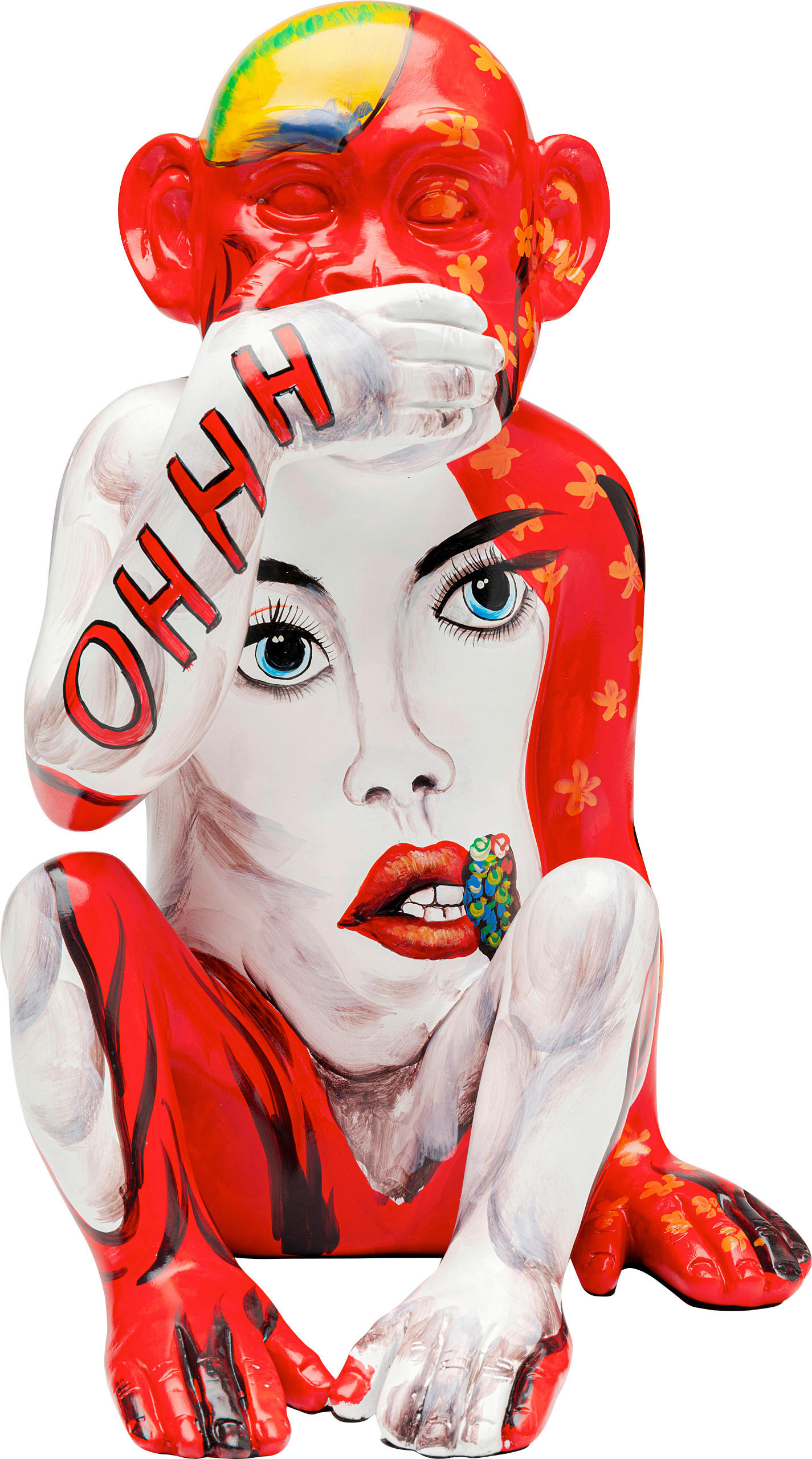 DEKOAFFE - Multicolor, Design, Kunststoff (28/39/25cm) - Kare-Design