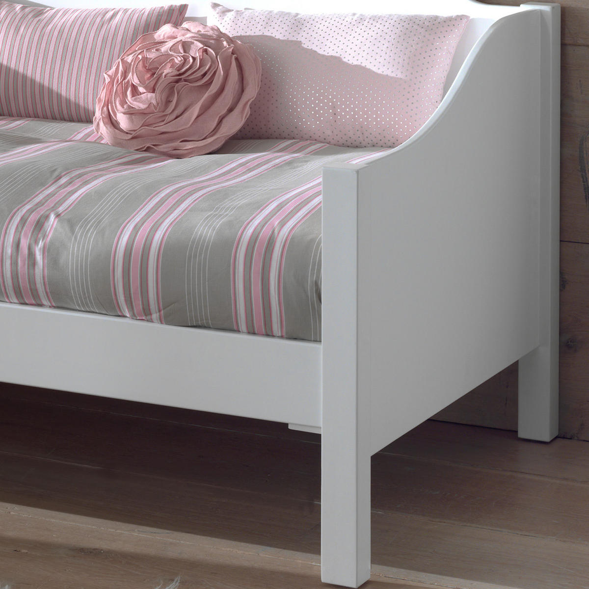 BETT 90/200 cm  in Weiß  - Weiß, KONVENTIONELL, Holzwerkstoff (90/200cm) - MID.YOU