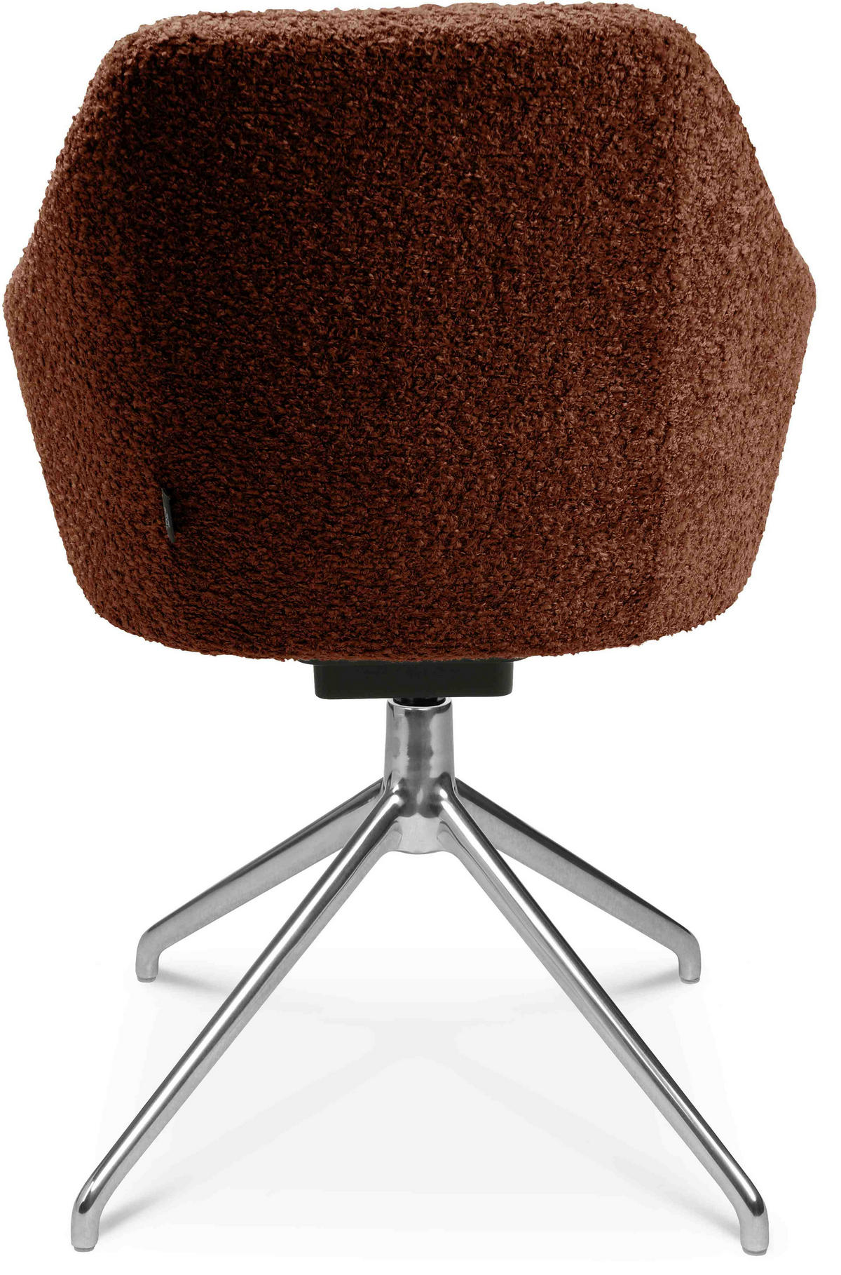 ARMLEHNSTUHL  in Aluminium Bouclé  - Alufarben/Kupferfarben, Design, Textil/Metall (58/81,5-84,5/60cm) - Johann Jakob
