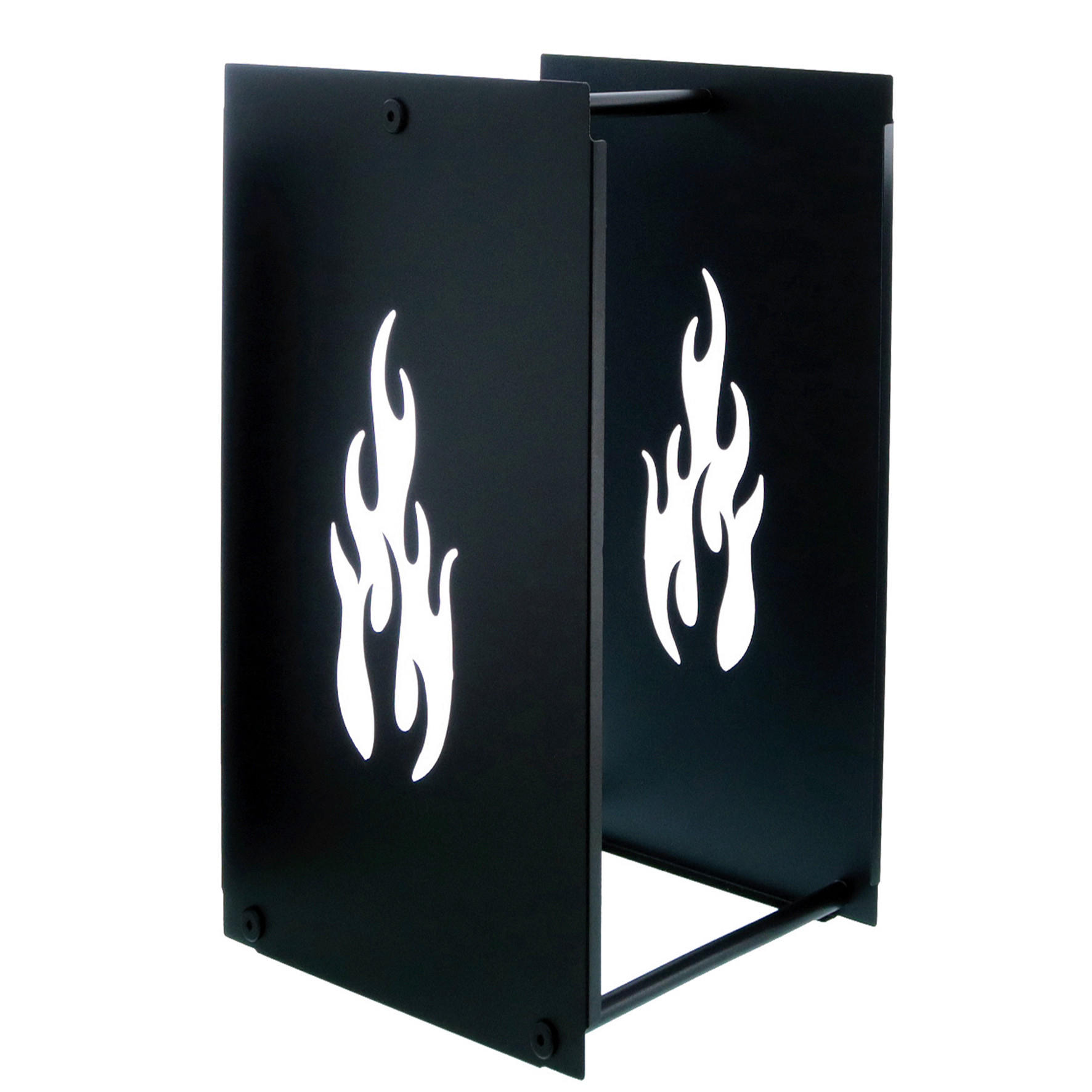 KRBOVÝ KÔŠ čierna - čierna, Basics, kov (45/30/70cm)