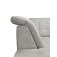 ECKSOFA Beige Chenille  - Chromfarben/Beige, KONVENTIONELL, Kunststoff/Textil (205/260cm) - Carryhome