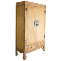 HOCHZEITSSCHRANK in massiv Mahagoni Naturfarben  - Schwarz/Naturfarben, LIFESTYLE, Holz/Metall (105/175/45cm) - Landscape