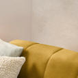ECKSOFA in Chenille Currygelb  311/167 cm  - Currygelb/Schwarz, Design, Textil/Metall (311/167cm) - Xora