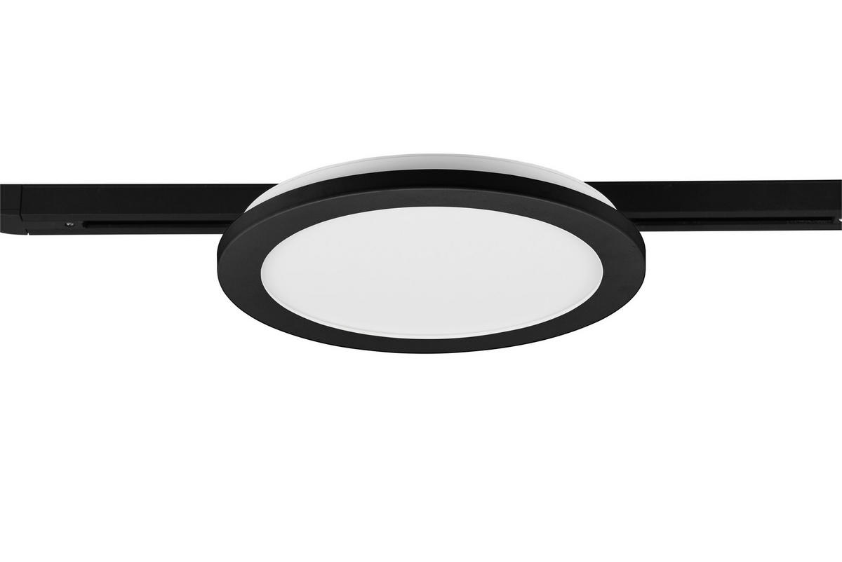 DECKENLEUCHTE  26,0/2,7 cm    - Schwarz, Basics, Kunststoff (26,0/2,7cm) - Trio Leuchten