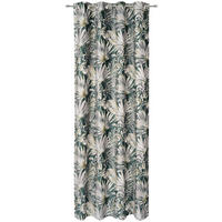 ZÁVĚS S OČKY, neprůsvitné, 140/245 cm - zelená, Lifestyle, textil (140/245cm) - Esposa