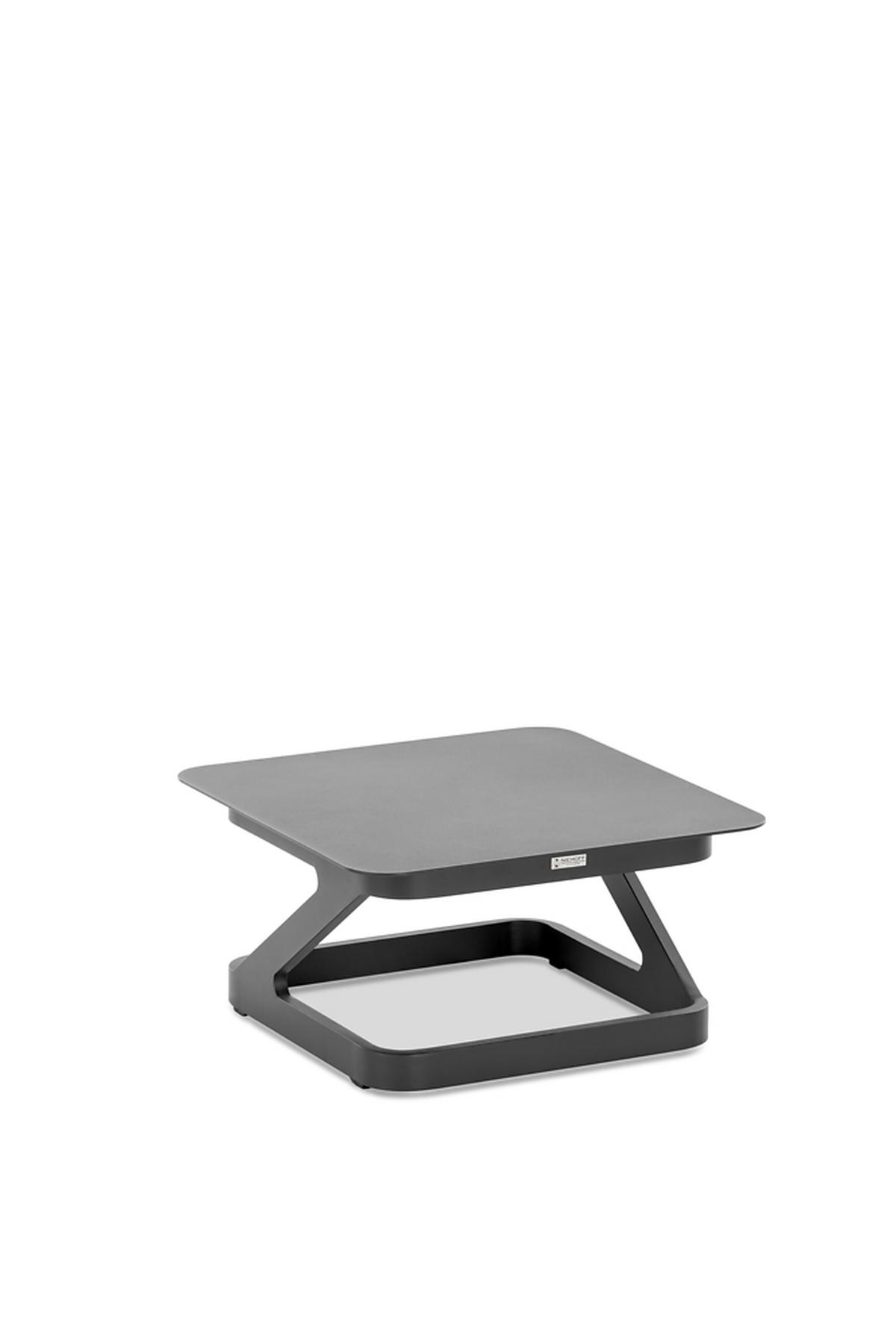 GARTENBEISTELLTISCH 60/60/31 cm Metall  - Anthrazit, Design, Metall (60/60/31cm)