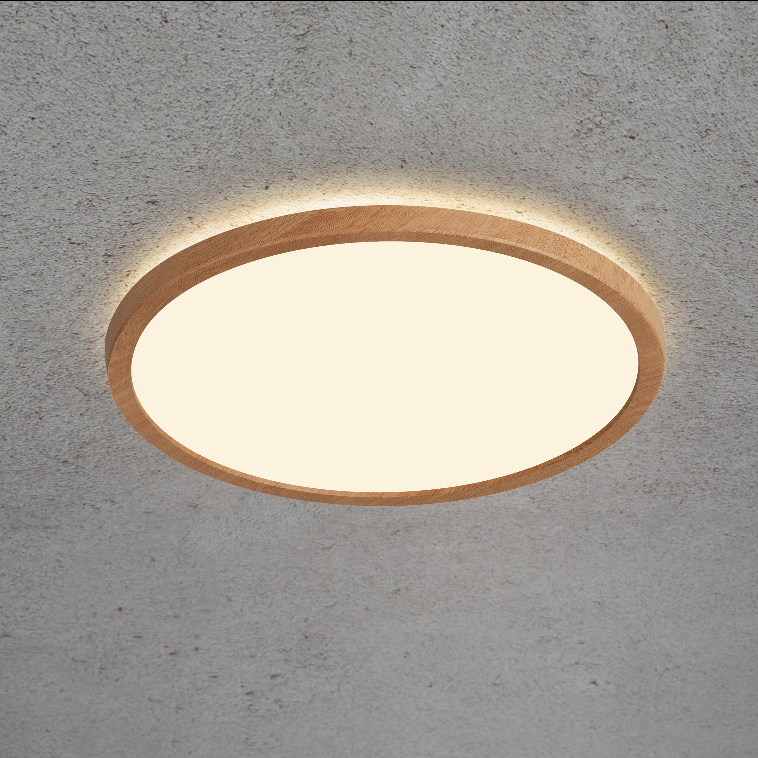 DECKENLEUCHTE Oja 29,4/2,3 cm   - Buchefarben, Natur, Kunststoff (29,4/2,3cm) - Nordlux