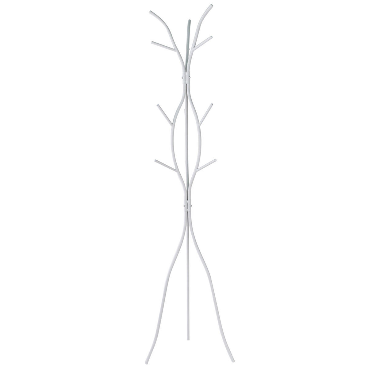 VJEŠALICA SAMOSTOJEĆA bijela  metal   - bijela, Moderno, metal (50/175/50cm) - Boxxx