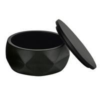 KOSMETIKDOSE - Schwarz, KONVENTIONELL, Kunststoff (10,5/6cm) - Kleine Wolke