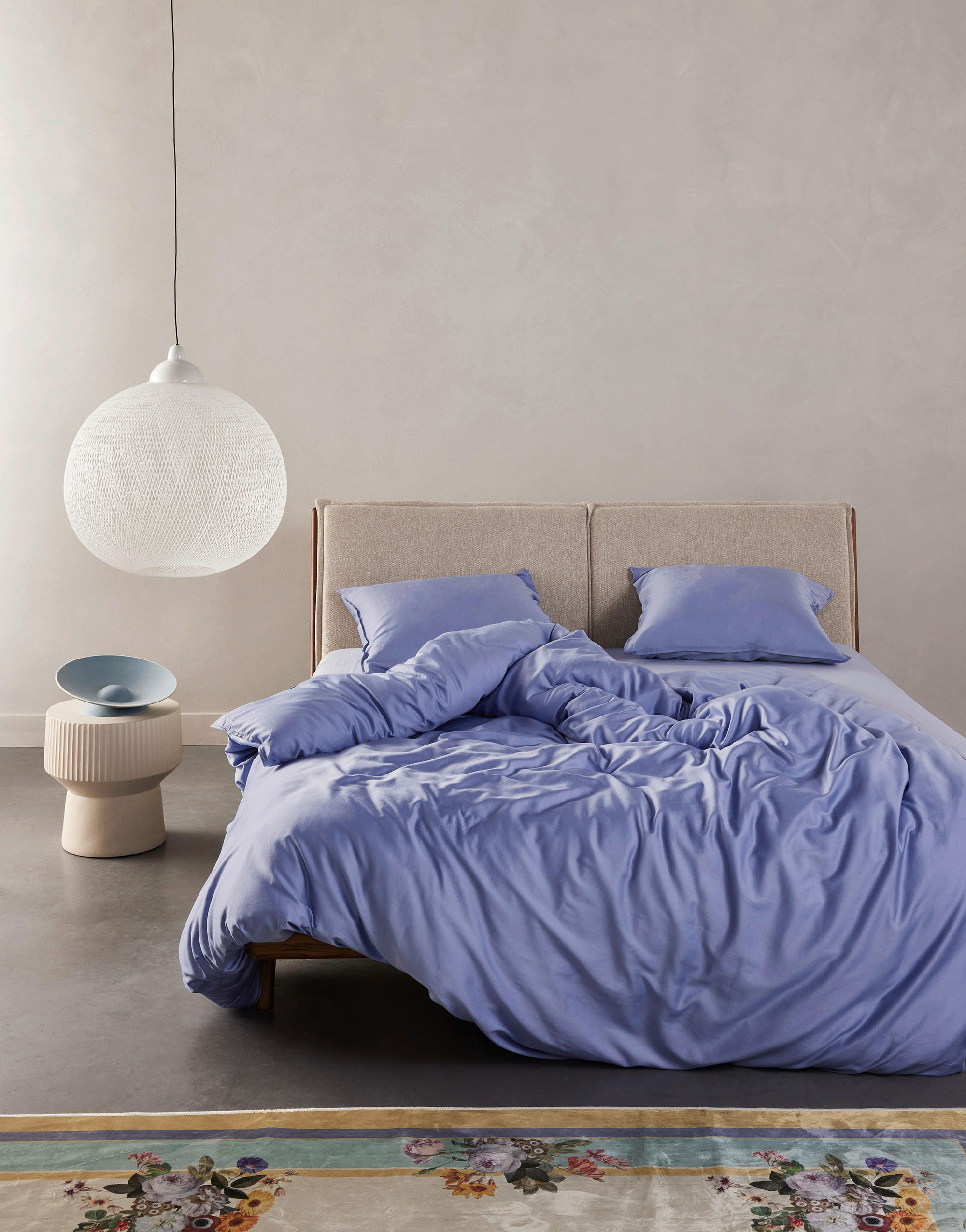 BETTWÄSCHE Satin 155/220 cm  - Lila, Basics, Textil (155/220cm) - Essenza