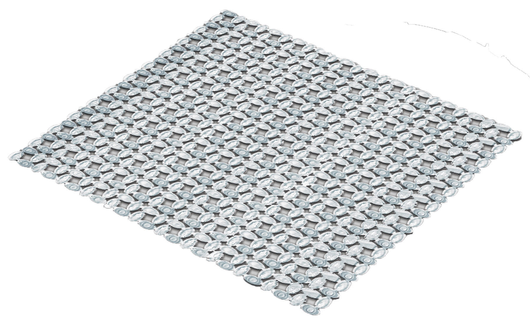 DUSCHEINLAGE - Weiß, Basics, Kunststoff (54/54cm) - Kleine Wolke