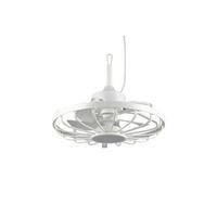 DECKENVENTILATOR - Weiß, Design, Kunststoff/Metall (51/42cm)
