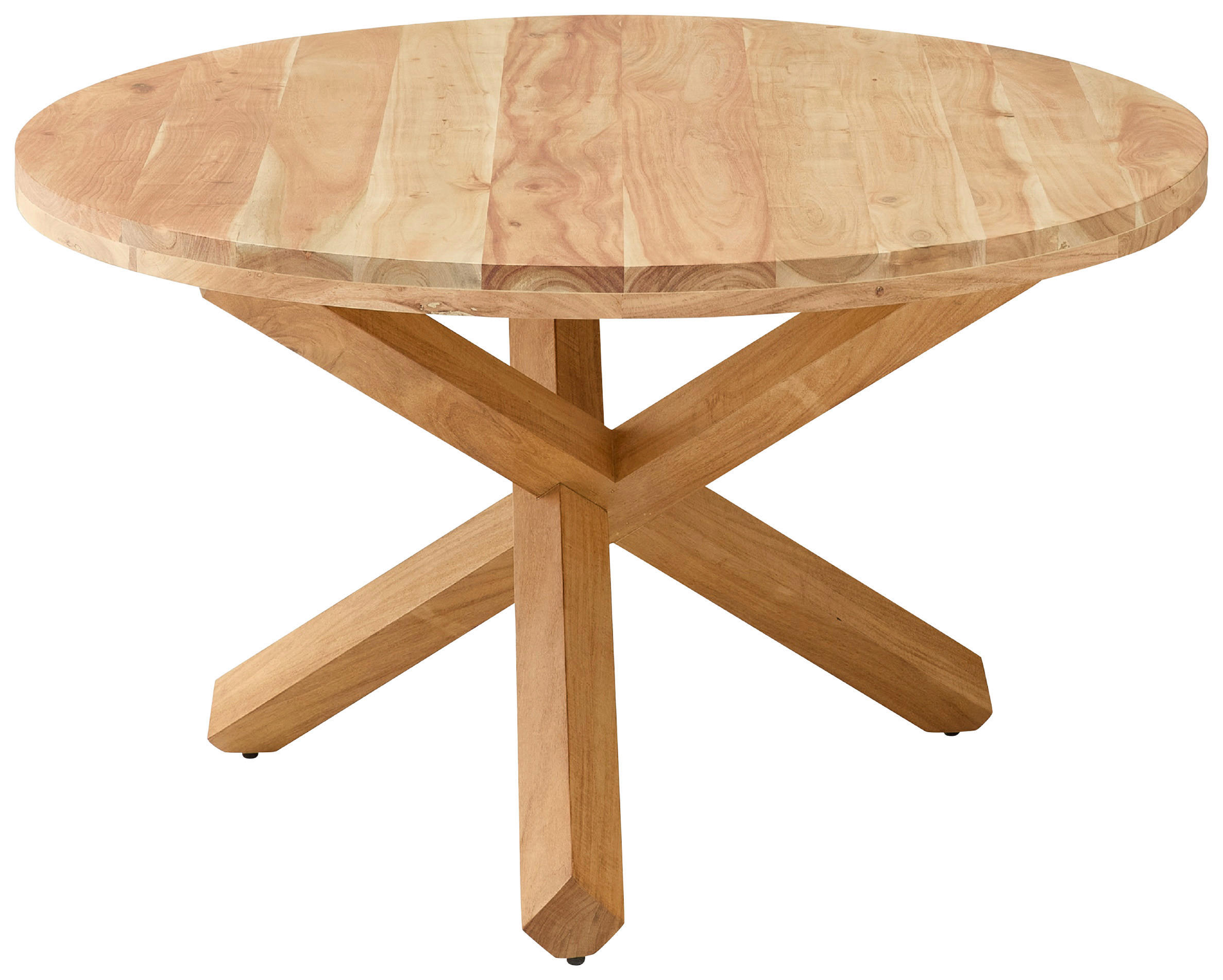 ESSTISCH in Holz 130/130/76 cm  - Akaziefarben, MODERN, Holz (130/130/76cm) - Livetastic