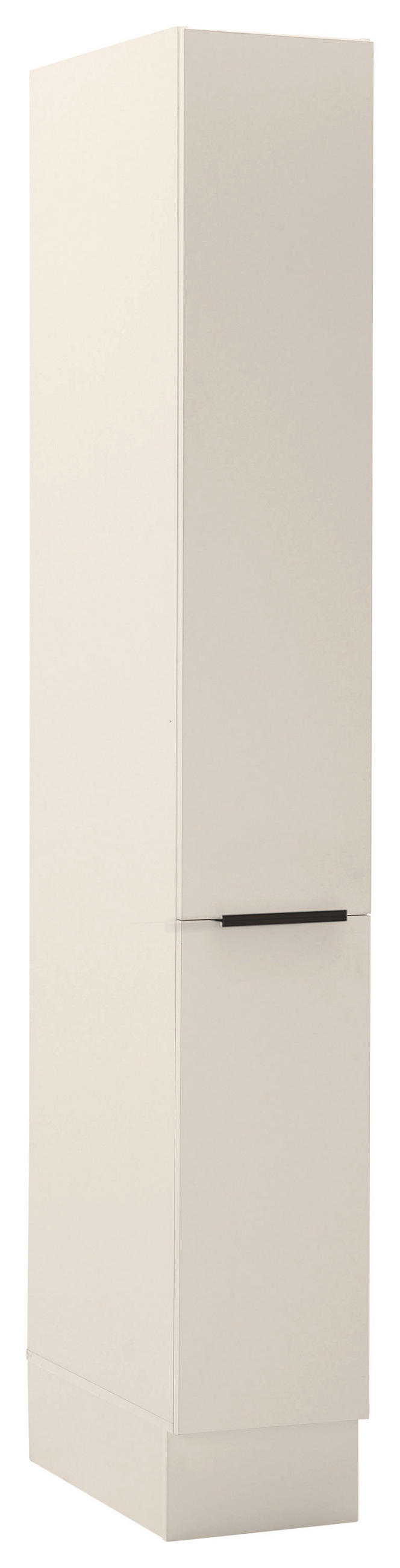 GESCHIRRSCHRANK 30/211/57 cm  in Kaschmir  - Kaschmir/Schwarz, Basics, Holzwerkstoff/Metall (30/211/57cm) - Carryhome