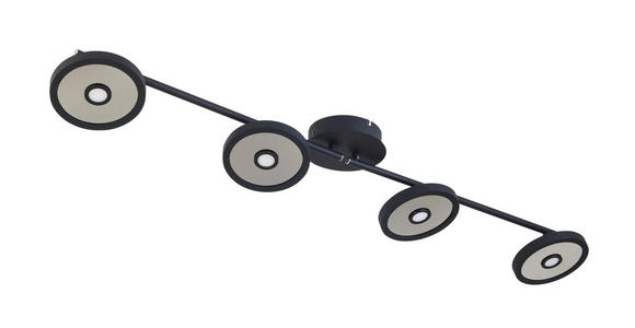LED-STRAHLER 128/17/14 cm - Schwarz, LIFESTYLE, Kunststoff/Metall (128/17/14cm) - Novel