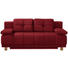 BOXSPRINGSOFA in Textil Rot - Chromfarben/Rot, MODERN, Textil/Metall (202/92/104cm) - Novel BOXSPRINGSOFA in Textil Rot - Chromfarben/Rot, MODERN, Textil/Metall (202/92/104cm) - Novel