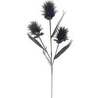 KUNSTBLUME - Schwarz, Basics, Papier/Kunststoff (68cm) - Ambia Home