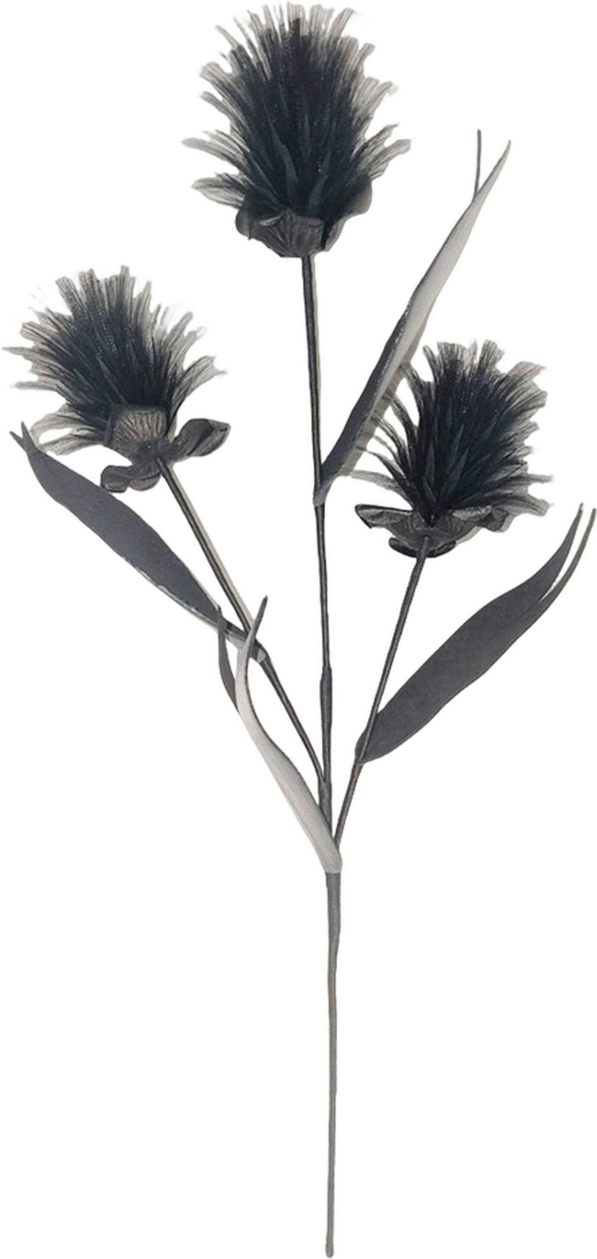 KUNSTBLUME - Schwarz, Basics, Papier/Kunststoff (68cm) - Ambia Home