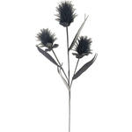 KUNSTBLUME - Schwarz, Basics, Papier/Kunststoff (68cm) - Ambia Home