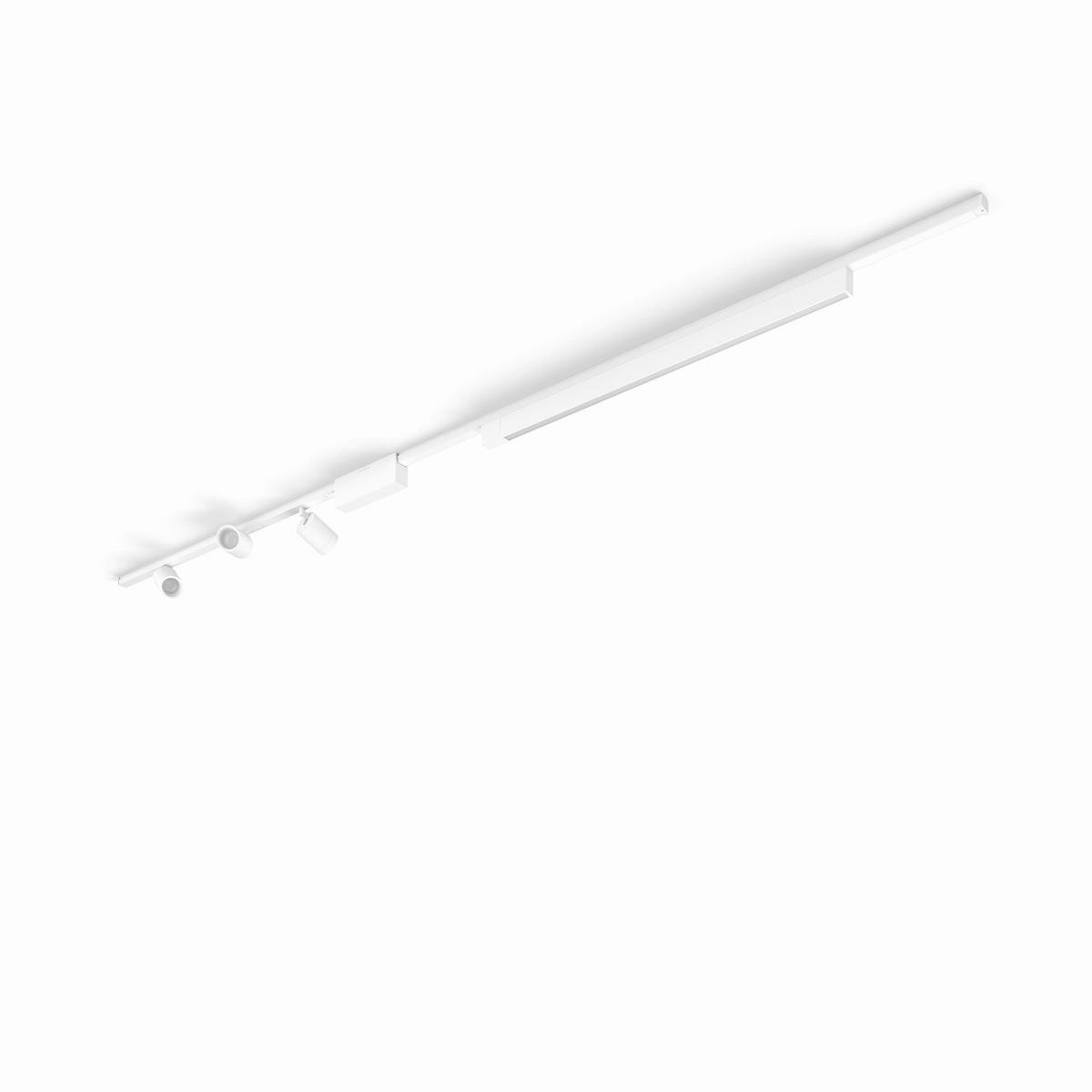 SCHIENENSYSTEM Perifo 271,50/12,8/2,6 cm   - Weiß, Basics, Metall (271,50/12,8/2,6cm) - Philips HUE