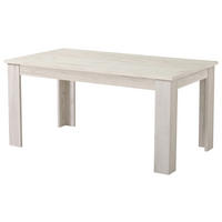 KIHÚZHATÓ ASZTAL - Bianco tölgy/ezüsttölgy, Basics, faalapú anyag (160-200/76,5/90,5cm) - Xora