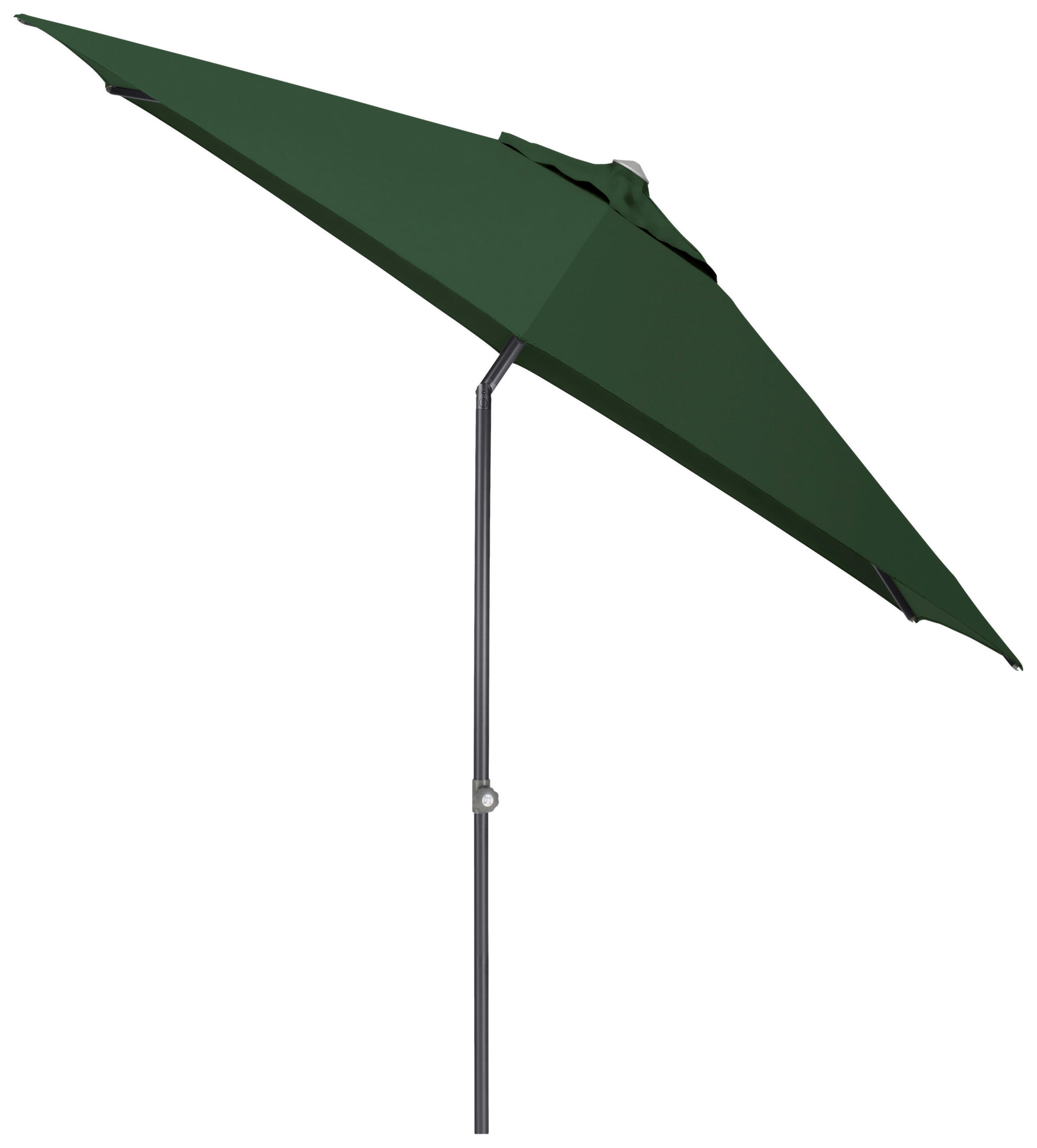 SONNENSCHIRM 230 cm Grün  - Anthrazit/Grün, Basics, Textil/Metall (230cm) - Kettler