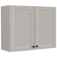 KÜCHENOBERSCHRANK 90/72/35 cm  in Grau  - Schwarz/Grau, MODERN, Holzwerkstoff/Metall (90/72/35cm) - Nobilia