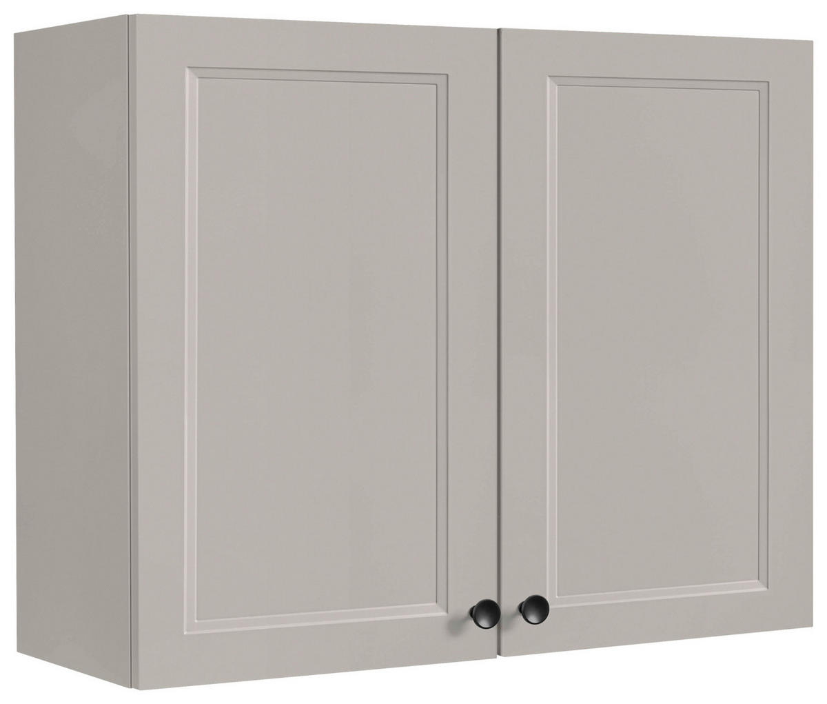 KÜCHENOBERSCHRANK 90/72/35 cm  in Grau  - Schwarz/Grau, MODERN, Holzwerkstoff/Metall (90/72/35cm) - Nobilia