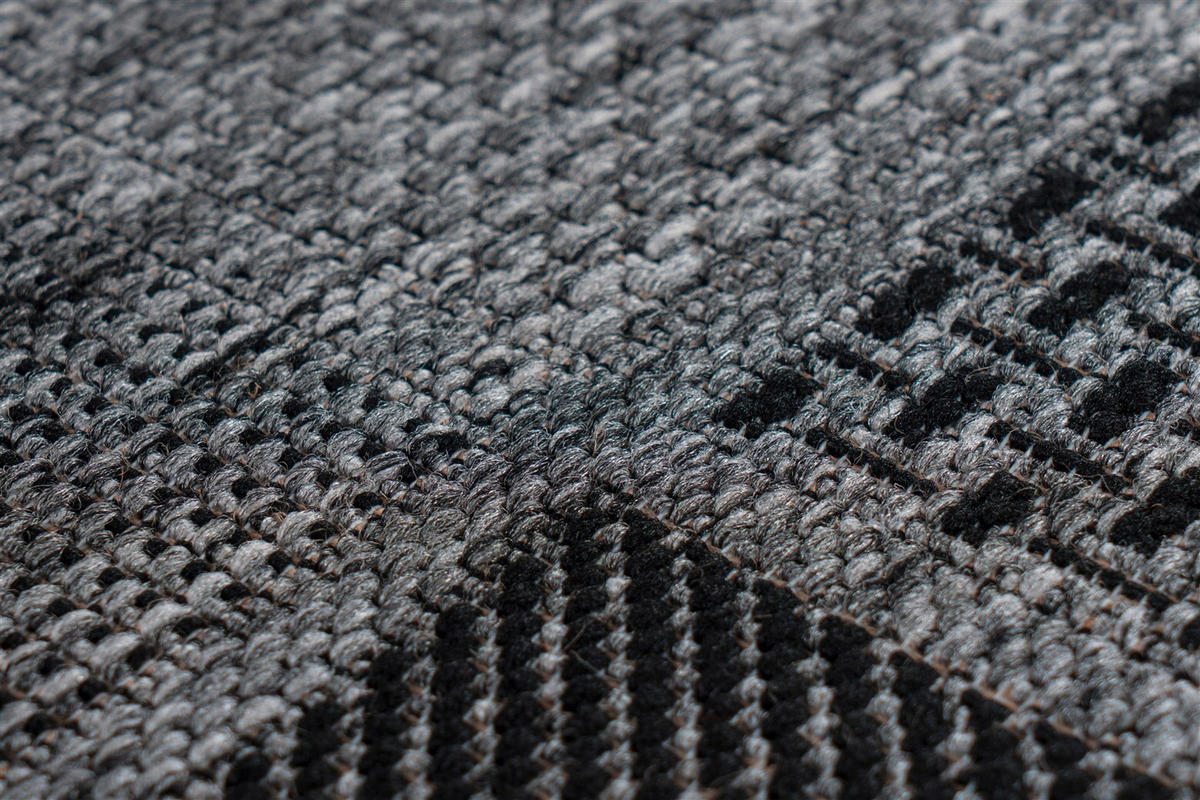 FLACHWEBETEPPICH 80/150 cm Indonesia - Sulawesi Silber Grau  - Grau, KONVENTIONELL, Textil (80/150cm)