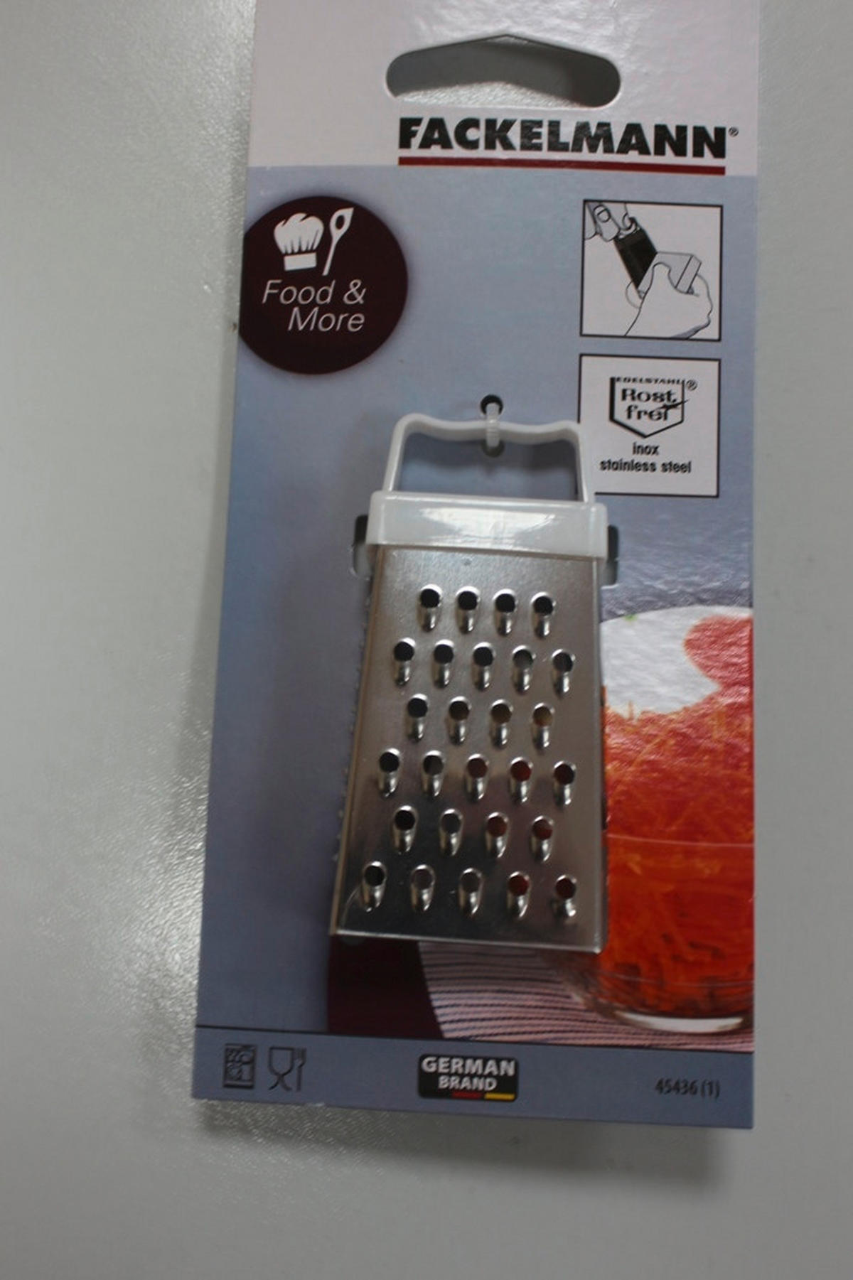 RENDE - bela, Konvencionalno, metal/plastika (16,9/7,9/3cm) - Fackelmann