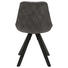 STUHL in Textil Grau, Schwarz - Schwarz/Grau, Design, Holz/Textil (49/87,5/56cm) - Carryhome STUHL in Textil Grau, Schwarz - Schwarz/Grau, Design, Holz/Textil (49/87,5/56cm) - Carryhome