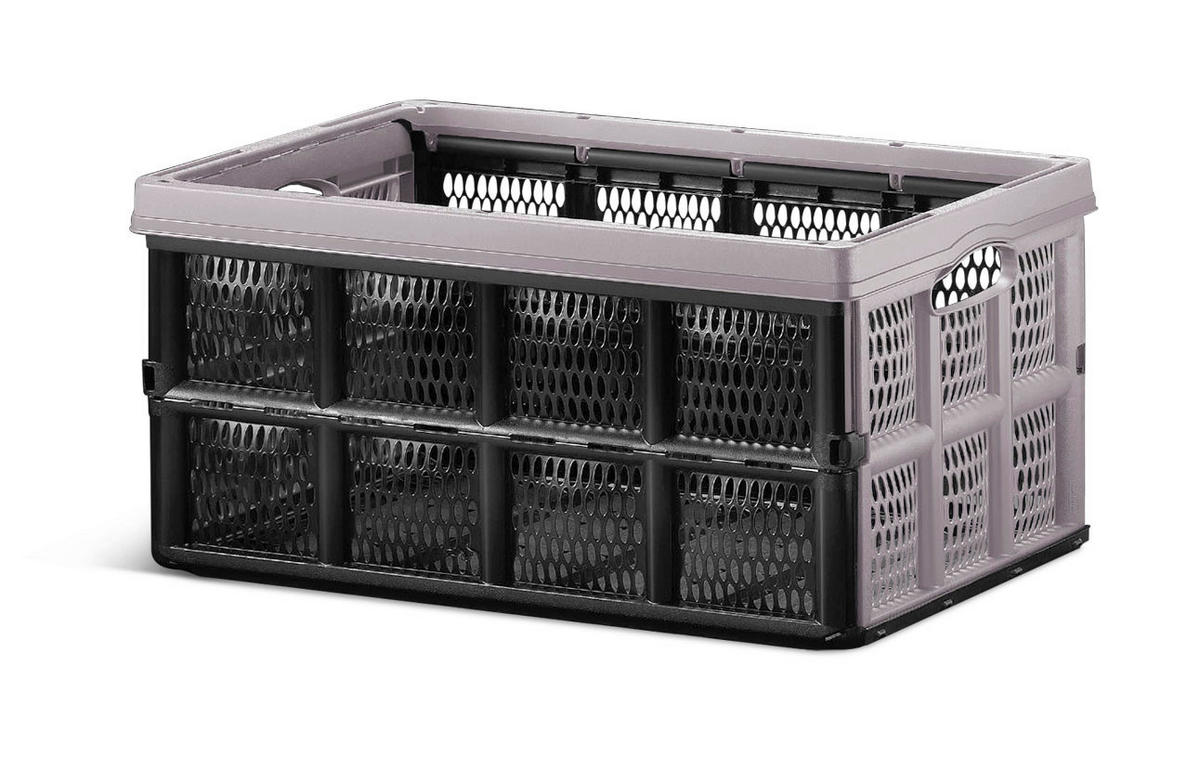 KLAPPBOX 51/23/34 cm   - greige/pastellgrön, Klassisk, plast (51/23/34cm)