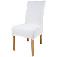 POTAH NA ŽIDLI, bílá - bílá, Design, textil (40/45/65cm) - Novel