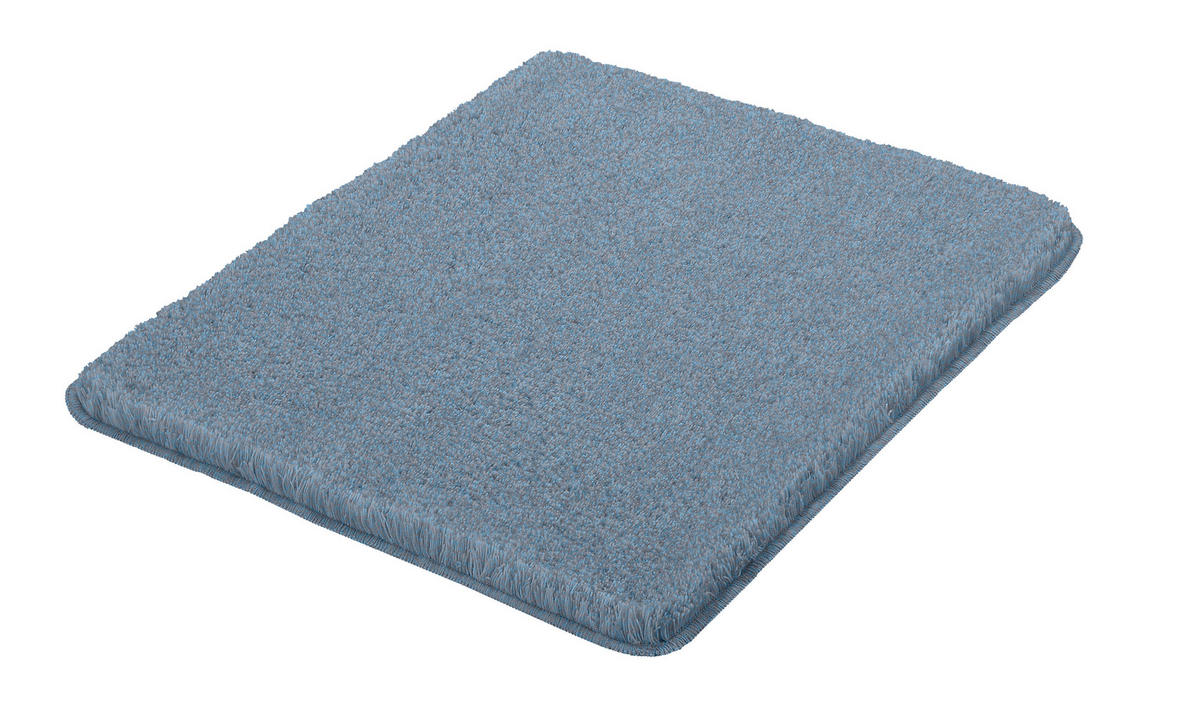 BADTEPPICH RELAX Pastellblau  - Pastellblau, Design, Kunststoff (55/65/3cm) - Kleine Wolke