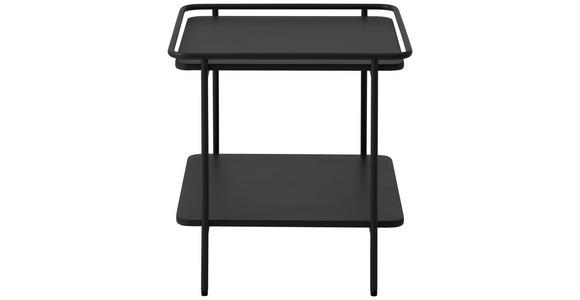 BEISTELLTISCH 45/45/44,3 cm Schwarz quadratisch - Schwarz, Basics, Metall (45/45/44,3cm) - Xora