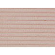 BIGSOFA in Cord Rosa - Schwarz/Rosa, Design, Textil/Metall (226/91/103cm) - Carryhome